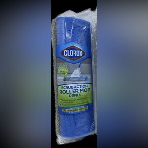 New Clorox Scrub Action Roller Mop Refill Anitmicrobial Protection (1)